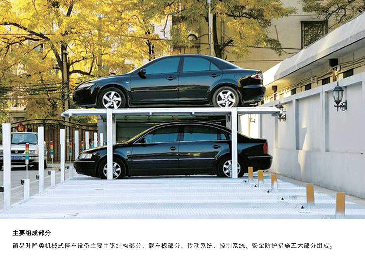 升降車庫09PJS2D1二層地坑簡易升降機械立體停車主要組成部分.jpg
