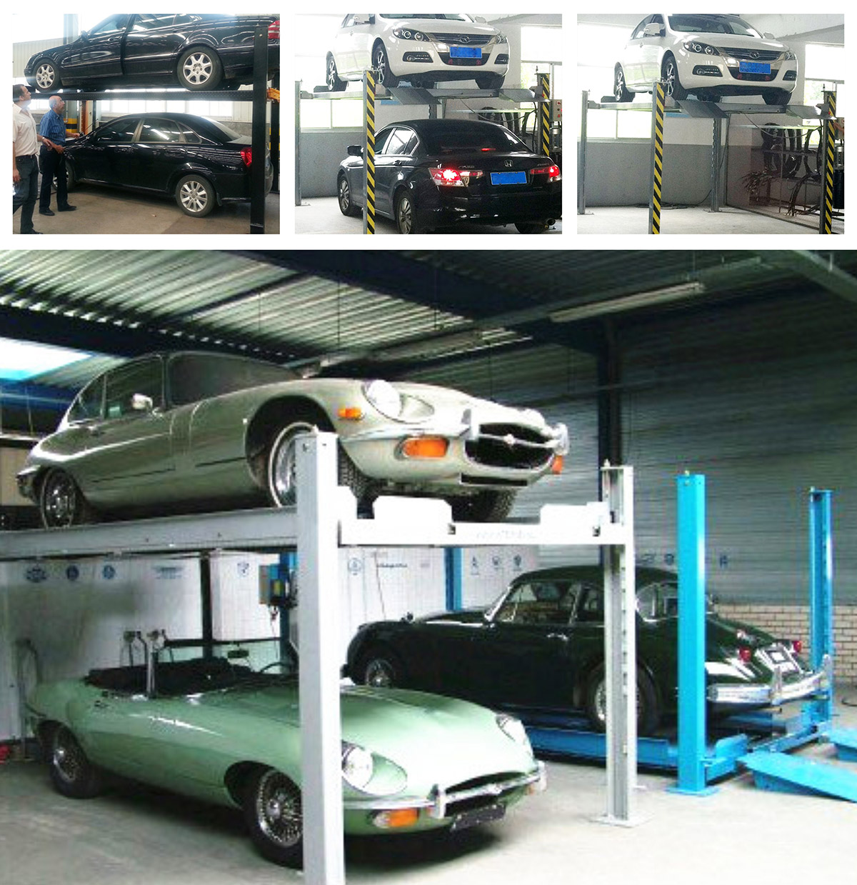 升降車庫02四柱簡易升降機械立體停車圖片展示.jpg