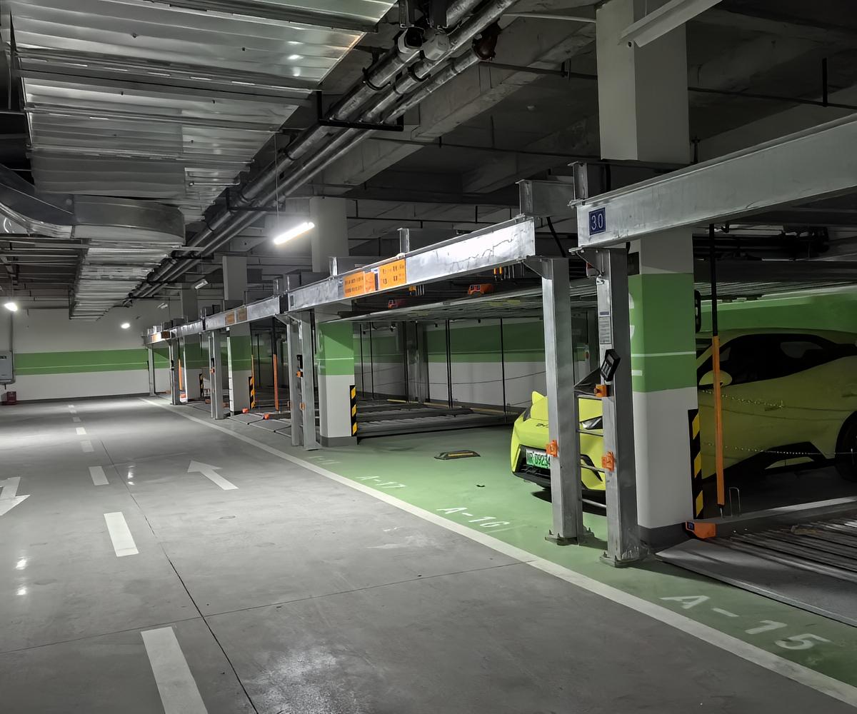 四立柱機械立體停車設備高效解決方案助力停車場智能化升級